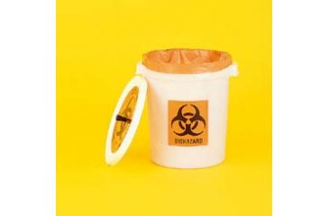 Image of VWR Biohazard Bag Containers and Starter Kits 14221-158 Container Only