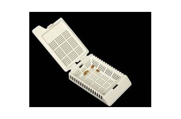 Image of VWR Biopsy Processing/Embedding Cassettes Multichamber Biopsy Cassettes Aqua, Pack of 1, VWR-650-3