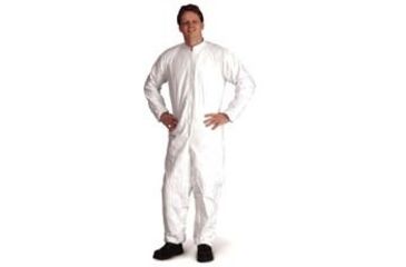 Image of VWR Coveralls Made With Dupont Tyvek Isoclean Material Coveralls With Elastic Ankles, Case of 25, IC181SWH3XVD