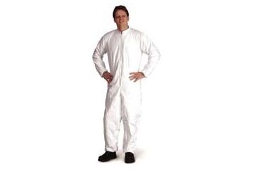 Image of VWR Coveralls Made With Dupont Tyvek Isoclean Material Coveralls With Elastic Ankles, Case of 25, IC181SWH4XVD