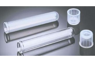 Image of VWR Culture Tubes, Plastic, with Dual-Position Caps 3529-355-300 Polypropylene Culture Tubes