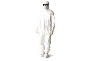 Image of VWR Hooded Coveralls Made With Dupont Tyvek Isoclean Material, Case of 25, IC180SWH3XVD