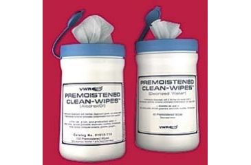 Image of VWR Premoistened Clean-Wipes 2061 Dry Wipes