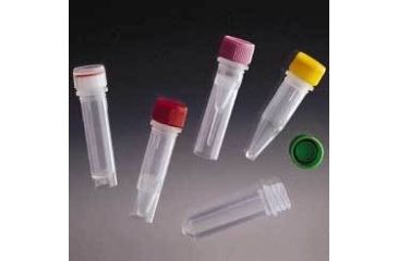 Image of VWR Screw-Cap Microcentrifuge Tubes 3654-875-306 Screw Cap Tubes With Purple Standard Caps And Assorted Color-Coded Inserts
