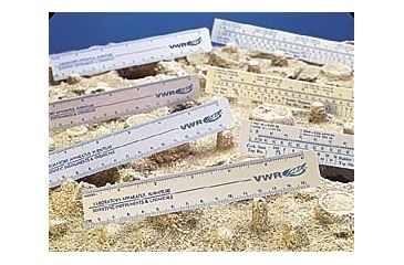 Image of VWR White Plastic Ruler 56510-001