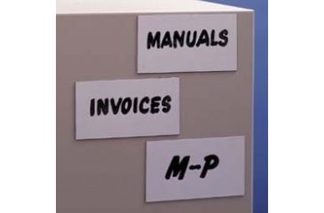 Image of VWR Write-On/Wipe-Off Magnetic Shelf Label Rolls, Each, MX-100