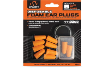 Image of Walkers FOAM EAR PLUG 10PK BLISTER GWP-FP5PK