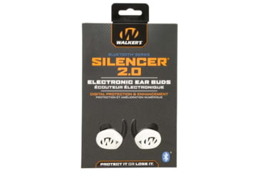 Image of Walkers GWPSLCR2BTWHT Silencer 2.0 Polymer In The Ear White Adult