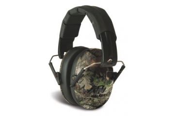 Image of Walkers Pro Low Profile Folding Earmuffs, Mossy Oak Camo, GWP-FPM1-CMO