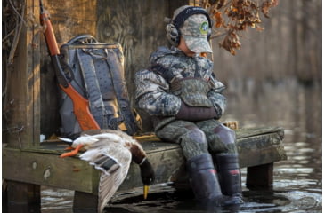 Image of Walkers Razor Slim Electronic Quad Ear Muff, Realtree XTRA, GWP-RSEQM-CMO