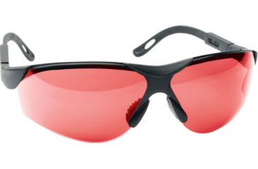 Image of Walkers Elite Sport Glasses, Black Frame, Vermillion Lenses, GWP-XSGL-VER