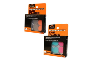Image of Walkers Silicon Putty Ear Plugs, 32 dB NRR, Orange/Flat Dark Earth, 3 Pair, GWP-SILPLG-OFDE