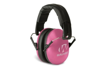 Image of Walkers Youth &amp; Women Folding Ear Muffs, 23 dB NRR, Pink, GWP-YWFM2-PNK
