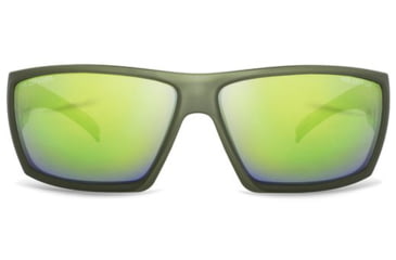 Image of WarBird Fusillade Glasses, Green Frames/Brown Lens/Ice Green Shield, EYFUGRBRIGR