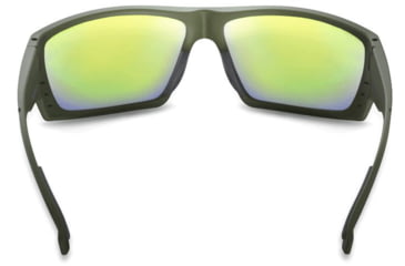 Image of WarBird Fusillade Glasses, Green Frames/Brown Lens/Ice Green Shield, EYFUGRBRIGR