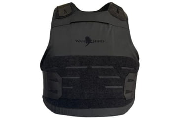 Image of War Bird Ghost Hawk Concealable Armor System with Hoss Level IIIA Ballistics, Black, Large/Regular, BUSLH3ALRGHB