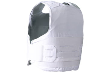 Image of War Bird Ghost Hawk Concealable Armor System with Hoss Level IIIA Ballistics, White, Medium/Regular, BUSLH3AMRGHW