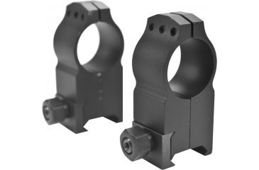 Image of Warne 1in AR15 Flattop Aluminum Rifle Scope Rings A604M