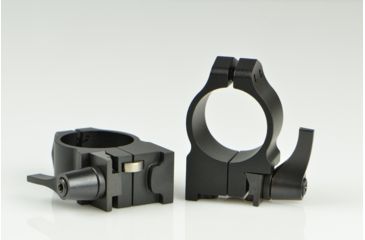 Image of Warne Maxima Steel Rings, 1in, Ruger M77 &amp; Hawkeye Grooved Receiver, QD, Medium - Matte 1R7LM