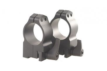 Image of Warne Maxima Steel Rings, 1in, Ruger M77 &amp; Hawkeye Grooved Receiver, QD, Medium - Matte 1R7LM