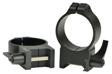 Image of Warne Maxima Steel Rings, 36mm, Weaver/Picatinny, QD, Medium - Matte 231LM