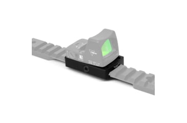 Image of Warne 6109M 6109M Red -Dot Low Profile Reflex Mount Black Anodized