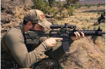 Image of Warne Gen 2 Extended Skeletonized 1in MSR Mount, Mil-Spec OD Green, XSKEL1OD