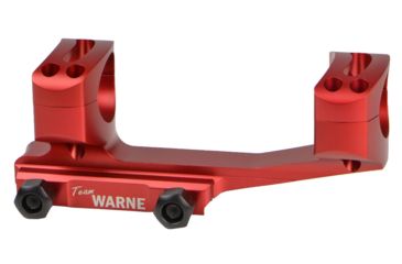 Image of Warne Gen 2 Extended Skeletonized 1in MSR Mount, Red, XSKEL1R