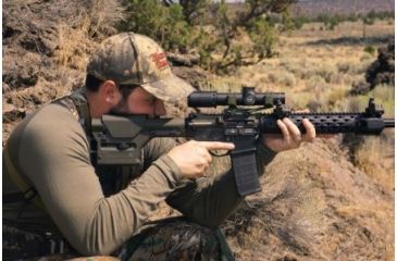 Image of Warne Gen 2 Extended Skeletonized 30mm MSR Mount, Mil-Spec OD Green, XSKEL30OD