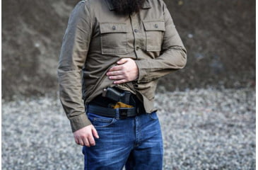 Image of Warne Hybrid IWB Holster, Coyote, Right Hand, Springfield Armory Hellcat, 9239