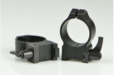 Image of Warne Maxima Steel Rings, 30mm, CZ 550 19mm Grooved Receiver, QD, High - Matte 15BLM