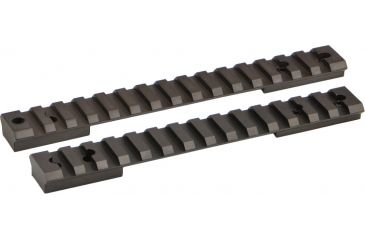 Image of Warne Tactical 1-Piece Rail System for Remington Police Long Action - Matte Black