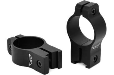 Image of Warne Vapor 1in High Matte Aluminum Rings, fits 3/8-11mm Dvetail, V422M