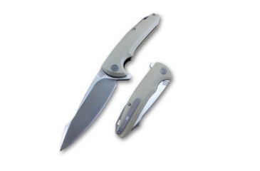 Image of We Knife Co Ltd 617 3.9in Harpoon Style Folding Blade, Tan Handle 4015639
