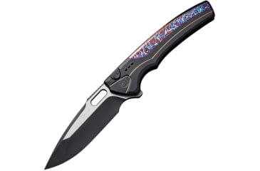 Image of We Knife Co Ltd Exciton Button Lock Flame