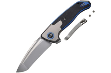 Image of We Knife Co Ltd Press Check Framelock Blue