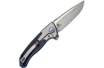 Image of We Knife Co Ltd Press Check Framelock Blue WE20078B2