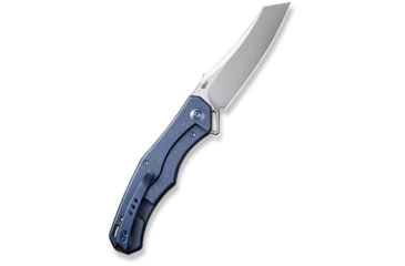 Image of Viking Tactics RekkeR Folding Knife, 3.50in CPM20CV Bead Blasted Blade, Titanium Scales and Blue Diamond Handle, WE22010G-4
