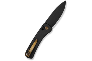 Image of We Knife Co Ltd Weknife Nightblade Crossbar Lock Knife Black Titanium Handle 2.98inch Black Stonewashed Cpm 20cv Blade We22046-1 - WE22046-1