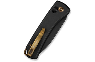 Image of We Knife Co Ltd Weknife Nightblade Crossbar Lock Knife Black Titanium Handle 2.98inch Black Stonewashed Cpm 20cv Blade We22046-1 - WE22046-1