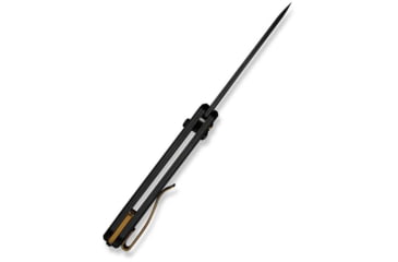 Image of We Knife Co Ltd Weknife Nightblade Crossbar Lock Knife Black Titanium Handle 2.98inch Black Stonewashed Cpm 20cv Blade We22046-1 - WE22046-1