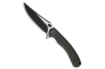 Image of We Knife Co. WE Knife Co. Dracarys Frame Lock Knife Black Dragon Scale Ti 3.6" Two-Tone, Black, Bohler M390, adult, BHQ-232407
