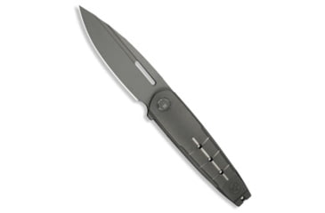 Image of We Knife Co. WE Knife Co. Hull Liner Lock Knife Gray Ti &amp; Endcap 3.9" Gray Stonewash, Gray, Bohler M390, adult, BHQ-235513