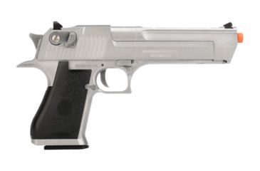 Image of WE-Tech Desert Eagle .50 AE Full Metal Gas Blowback Airsoft Pistol by Cybergun, Silver, Medium, 090510 / CG-DE0101
