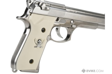 Image of WE-Tech M9 Sword Cutlass Airsoft GBB Gas Blowback Pistol, Silver/Ivory, WE-M92L - Cutlass