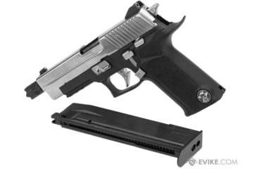 Image of WE-Tech P-VIRUS Airsoft GBB Pistol, Pistol Only, Black/Silver, WE-F006-PV- Box