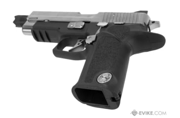 Image of WE-Tech P-VIRUS Airsoft GBB Pistol, Pistol Only, Black/Silver, WE-F006-PV- Box