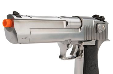 Image of WE-Tech Desert Eagle .50 AE Full Metal Gas Blowback Airsoft Pistol by Cybergun, Chrome, Medium, 950507/CG-DE0102
