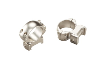 Image of Weaver Cross Lock Rifle Scope Rings, 1in, High, Silver 49322