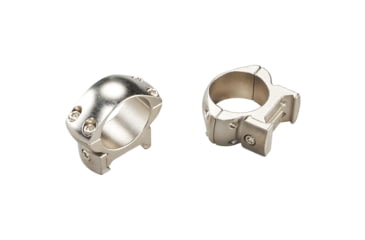 Image of Weaver Cross Lock Rifle Scope Rings, 1in, Medium, Silver 49321